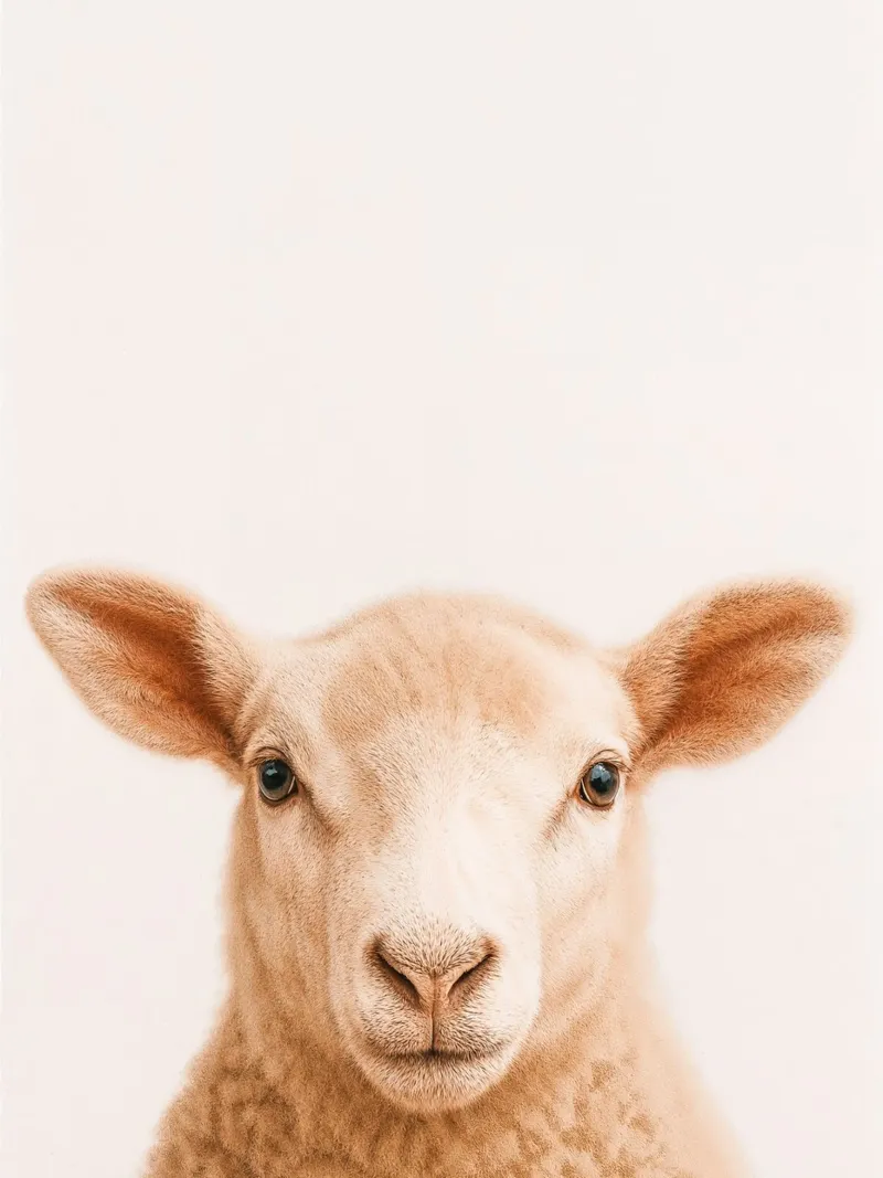 Studio Critter No. 13 - Little Woolface carta hahnemühle da KidzStudio