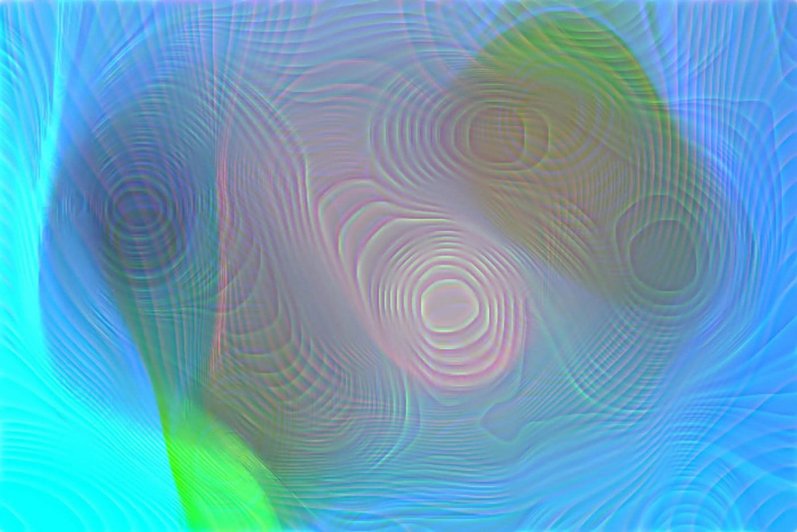 Astratto nei colori del mare, superficie opaca con struttura a linee pellicola backlit da Gürsel Yesil Digital Art