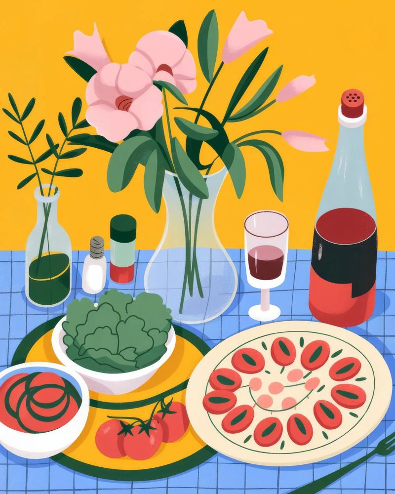 L'élégance d'un festin gastronomique poster de Lumina Vision