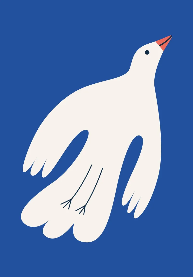 White dove hahnemühle by Susann Stefanizen