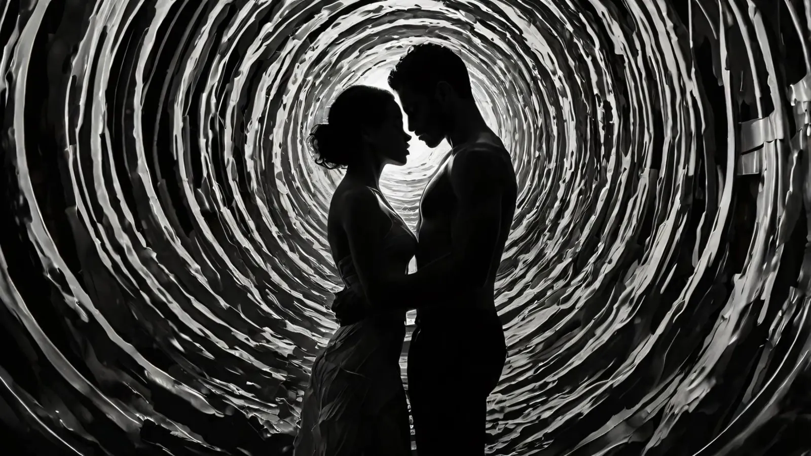 Un momento di intimità immortalato tra una coppia che si staglia in un angolo pellicola backlit da DesignDoodle