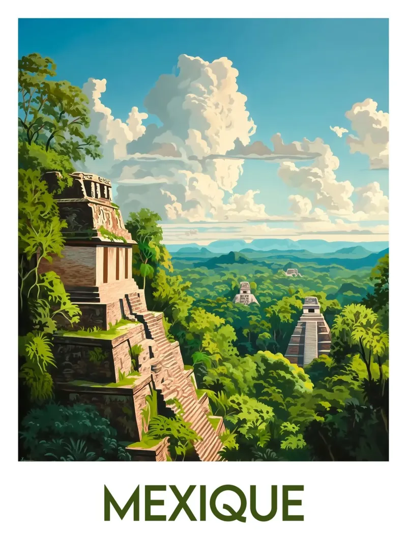 Poster Messico carta hahnemühle da Frame the World