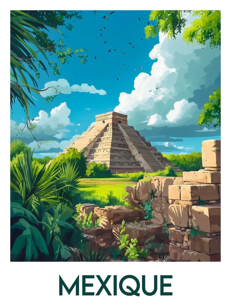 Poster Messico carta hahnemühle da Frame the World