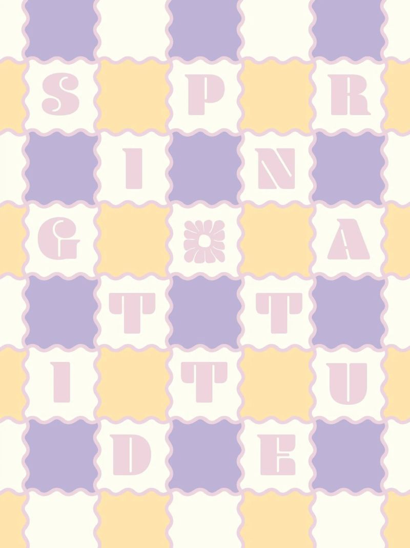 Spring Attitude Pastels pellicola backlit da designdn