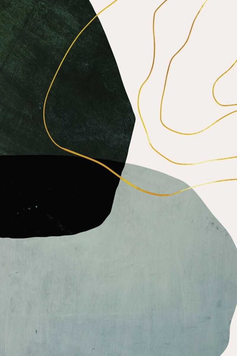 Gold Interplay acrylic glass by Pure