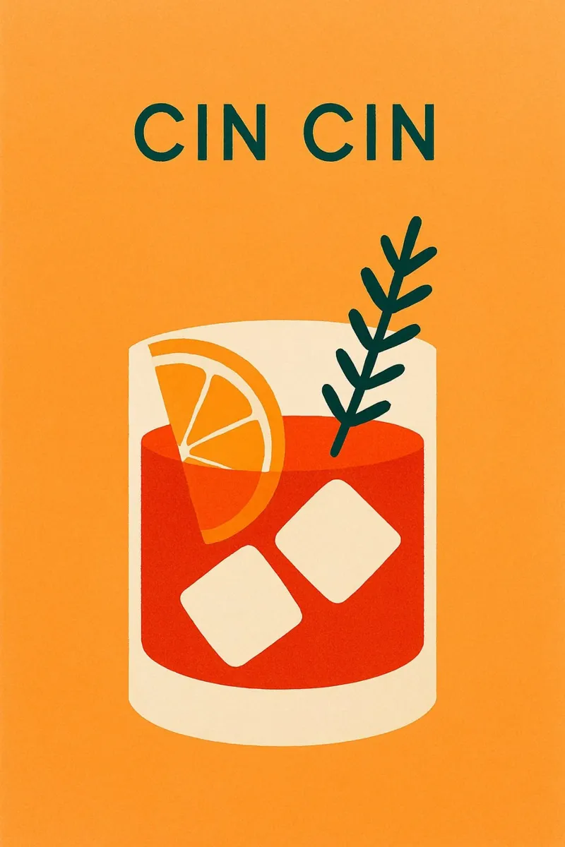 Cin Cin – Aperitivo in Farbe alluminio dibond da Grande Bellezza