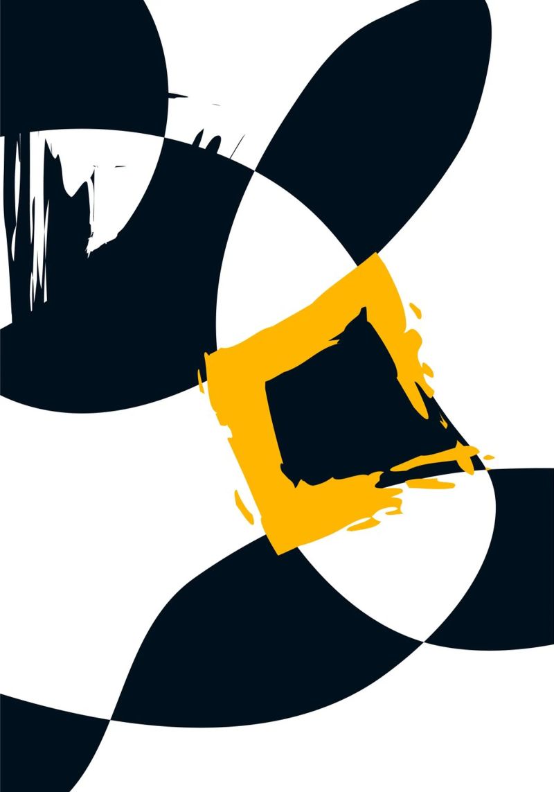 Dynamic and abstract composition plexiglass da LisaArtes