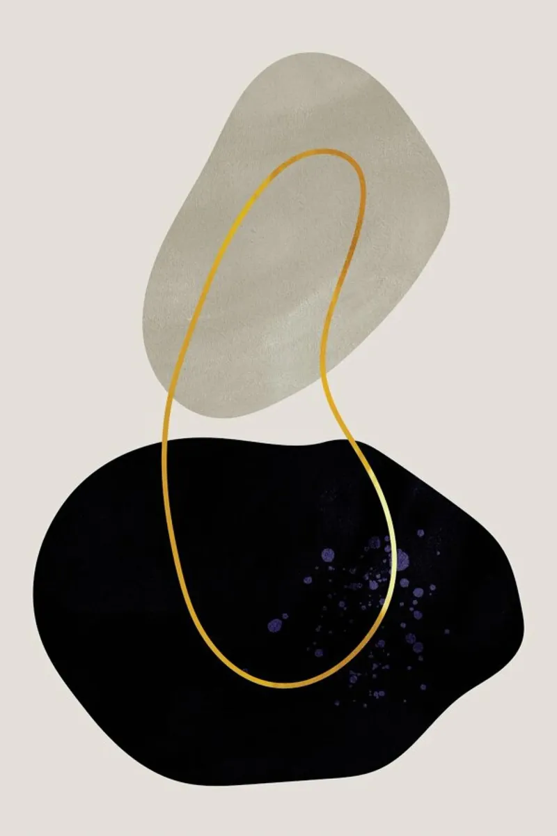Gold Distance Poster von Pure
