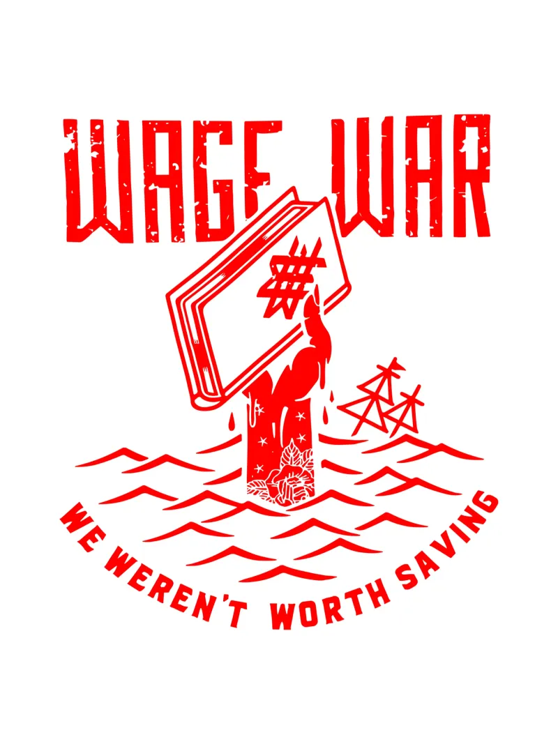 Krieg führen Wir waren es nicht wert, gerettet zu werden Hahnemühle von DuncanBennett shop