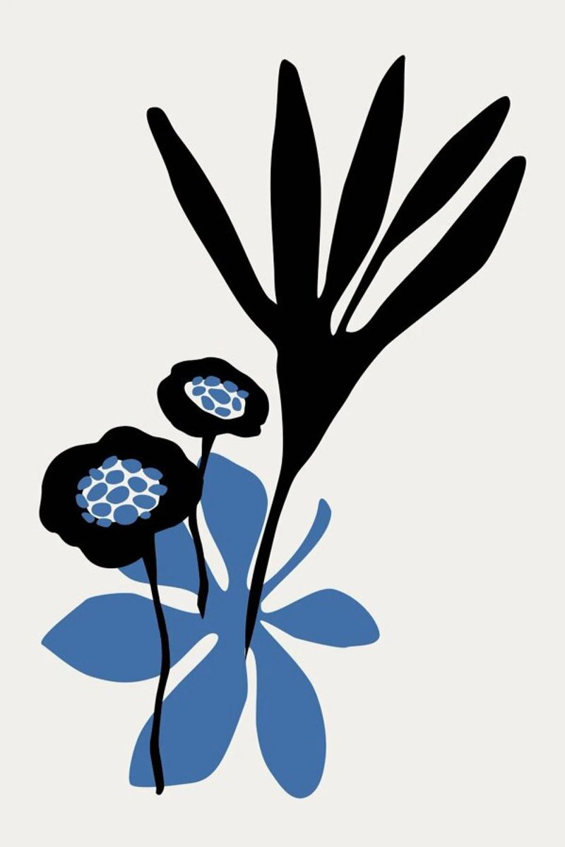 Blossom Beauty Bleu Leinwand von Kubistika