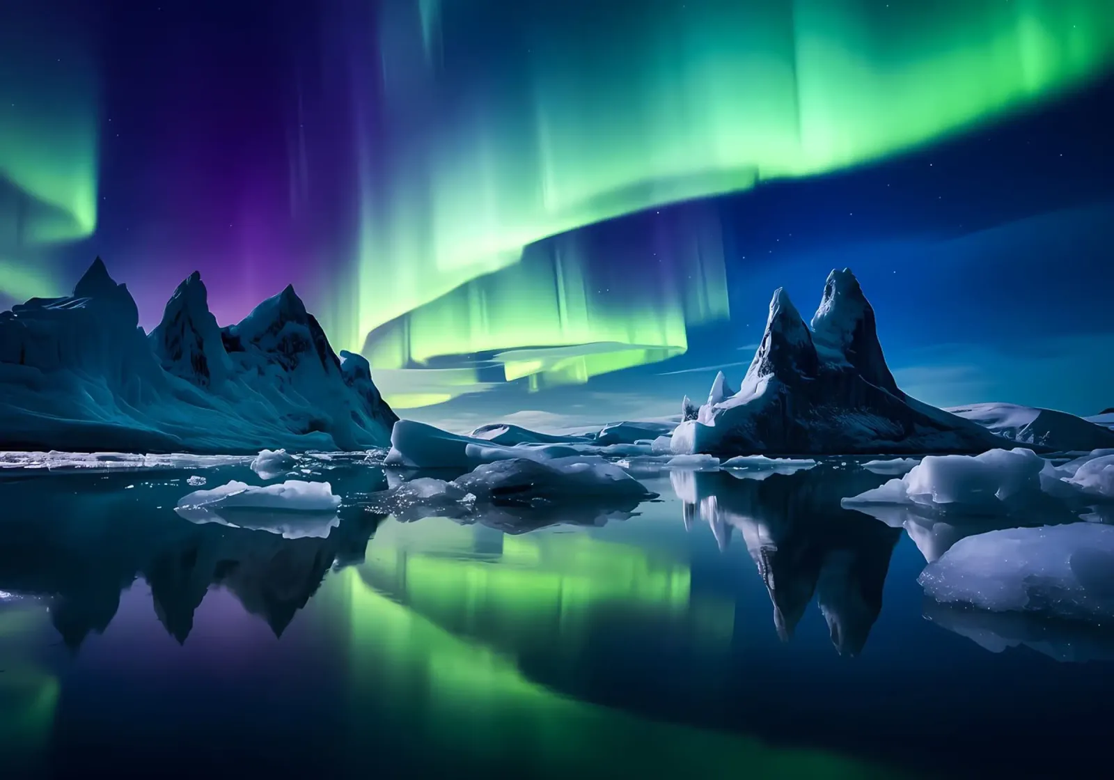 Nordlichter Aurora Hahnemühle von Matthew Katz