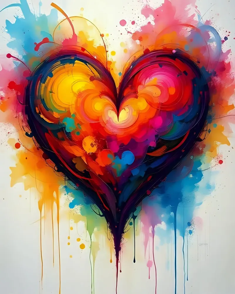 Cuore_colorato_5 pellicola backlit da Pink- und LoveArt by LK