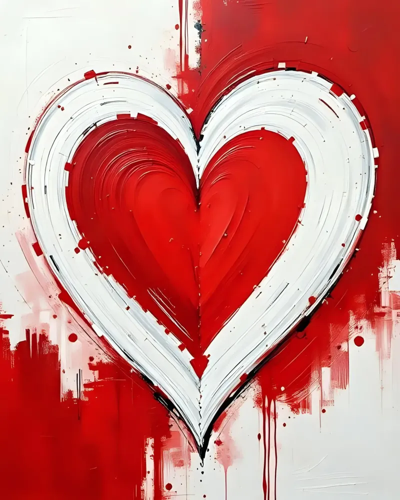 cuore_rosso_bianco_1 pellicola backlit da Pink- und LoveArt by LK