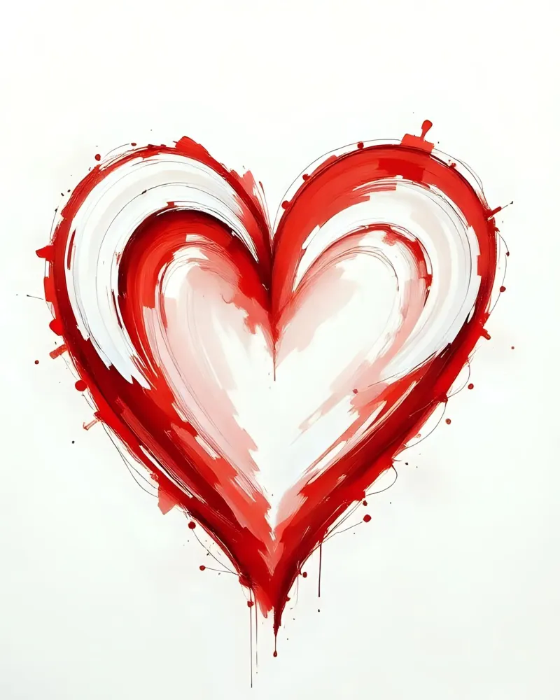 cuore_rosso_bianco_2 pellicola backlit da Pink- und LoveArt by LK