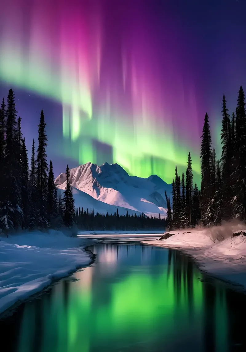 Nordlichter Aurora Hahnemühle von Matthew Katz