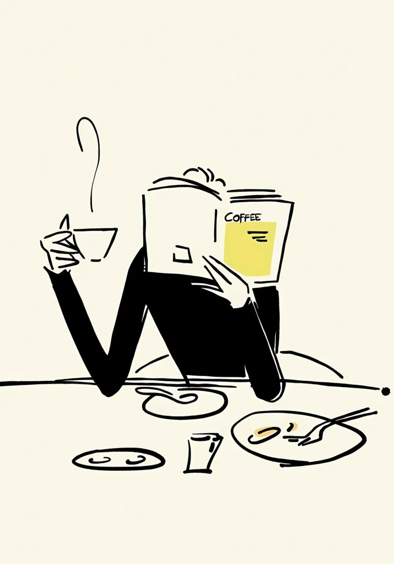 Colazione pellicola backlit da Aiden Garcia