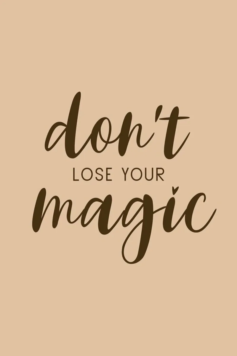 Don’t Lose Your Magic pellicola backlit da Ayleen