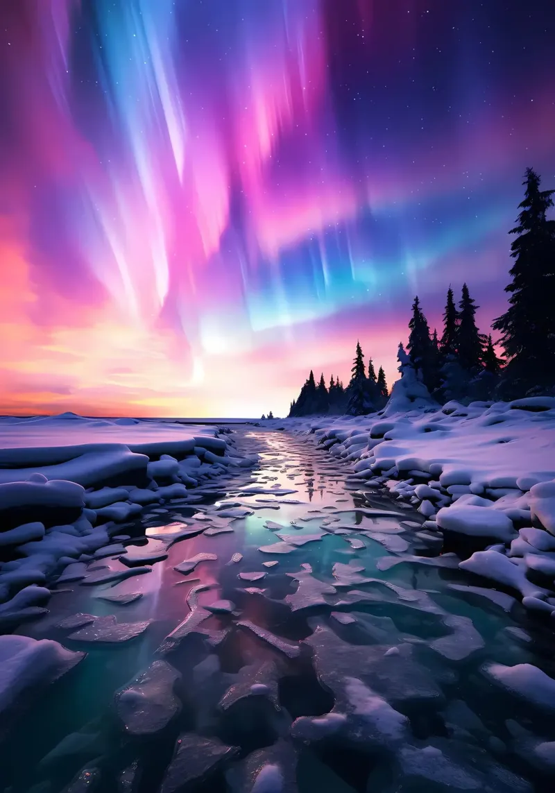 streamlet Aurora Boreal metacrilato de Matthew Katz