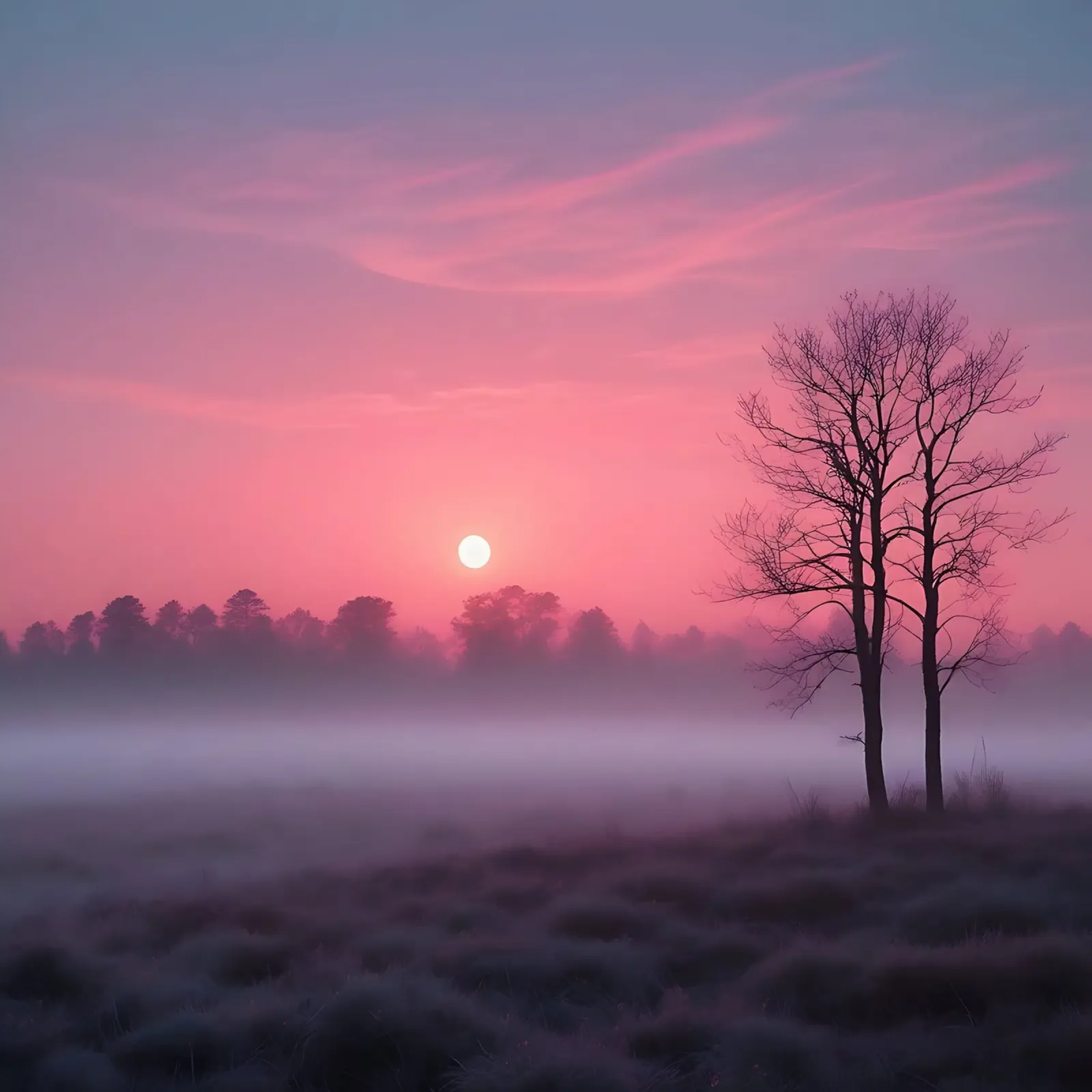 Tramonto con nebbia_5 carta hahnemühle da Pink- und LoveArt by LK