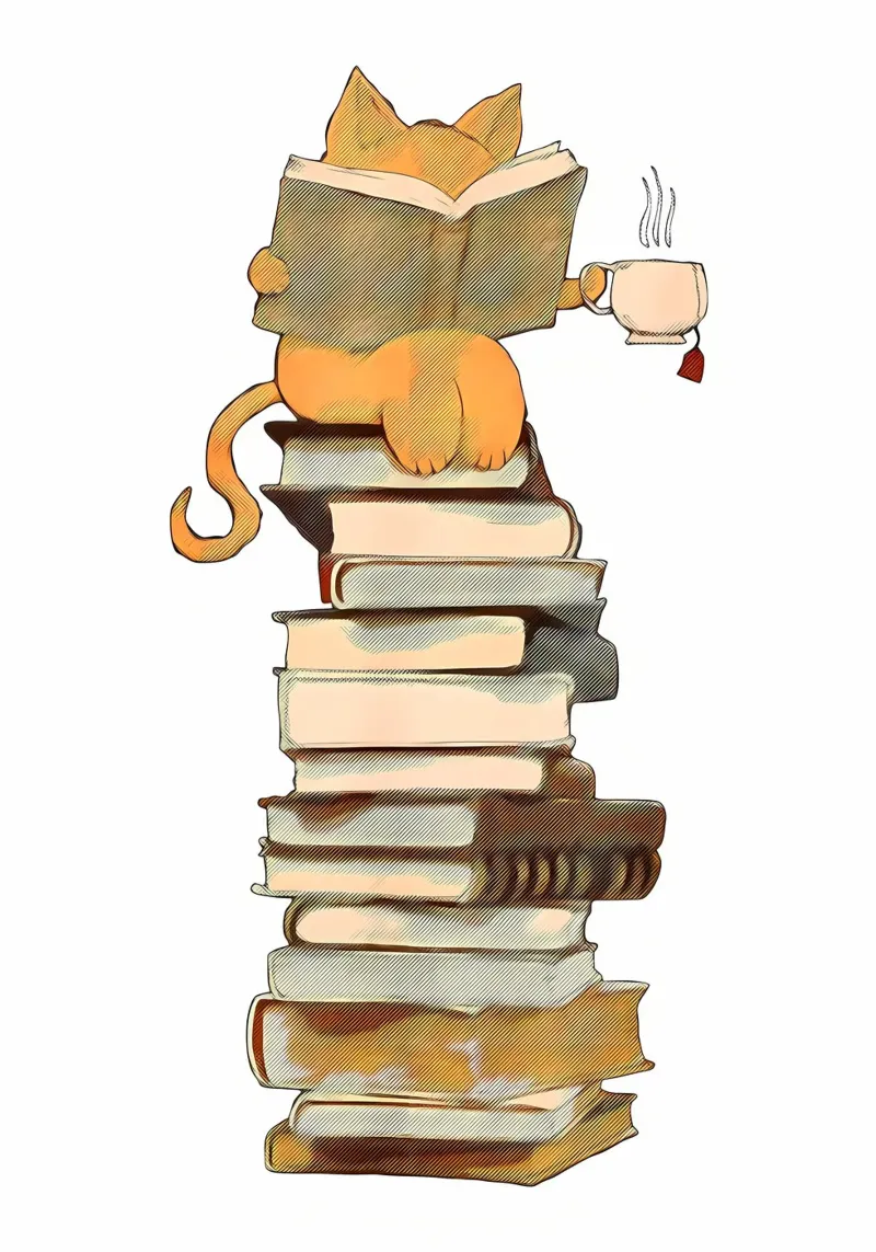 libro gatti pellicola backlit da Aiden Garcia