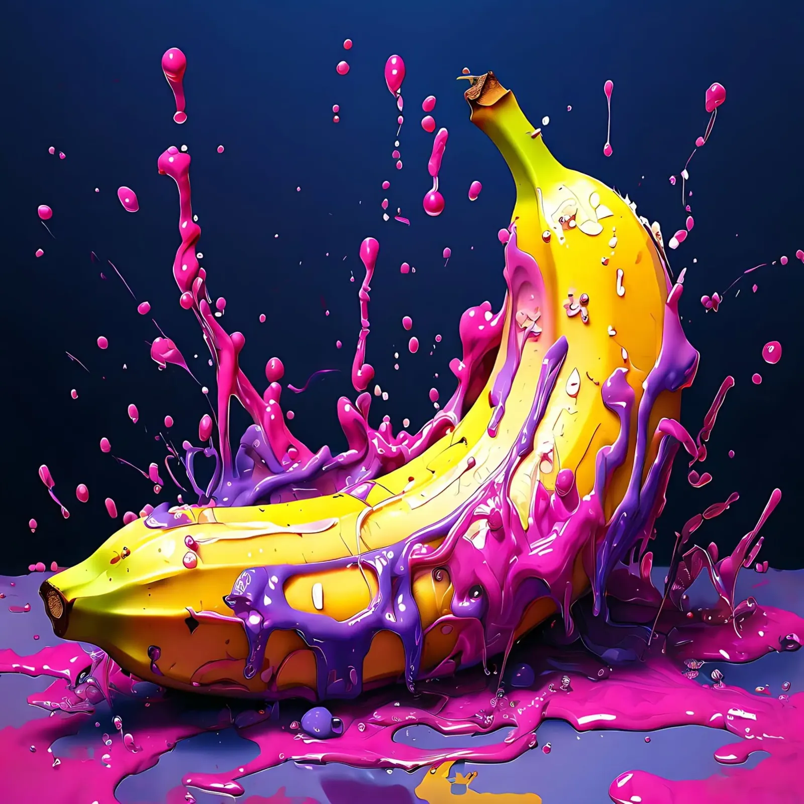 Banana_1 pellicola backlit da Pink- und LoveArt by LK