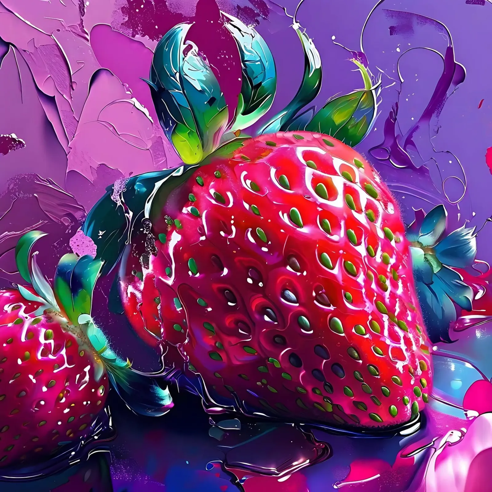 Fragola_1 pellicola backlit da Pink- und LoveArt by LK
