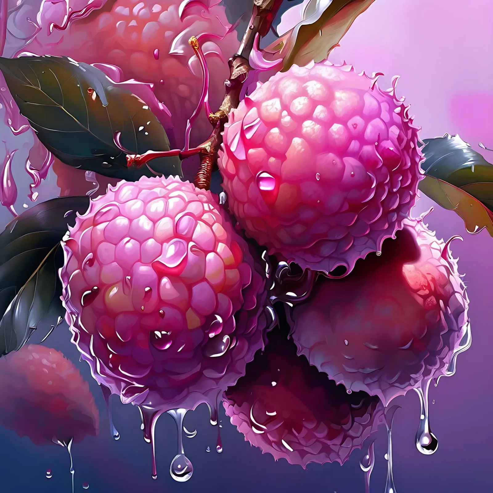 Litchi_1 pellicola backlit da Pink- und LoveArt by LK
