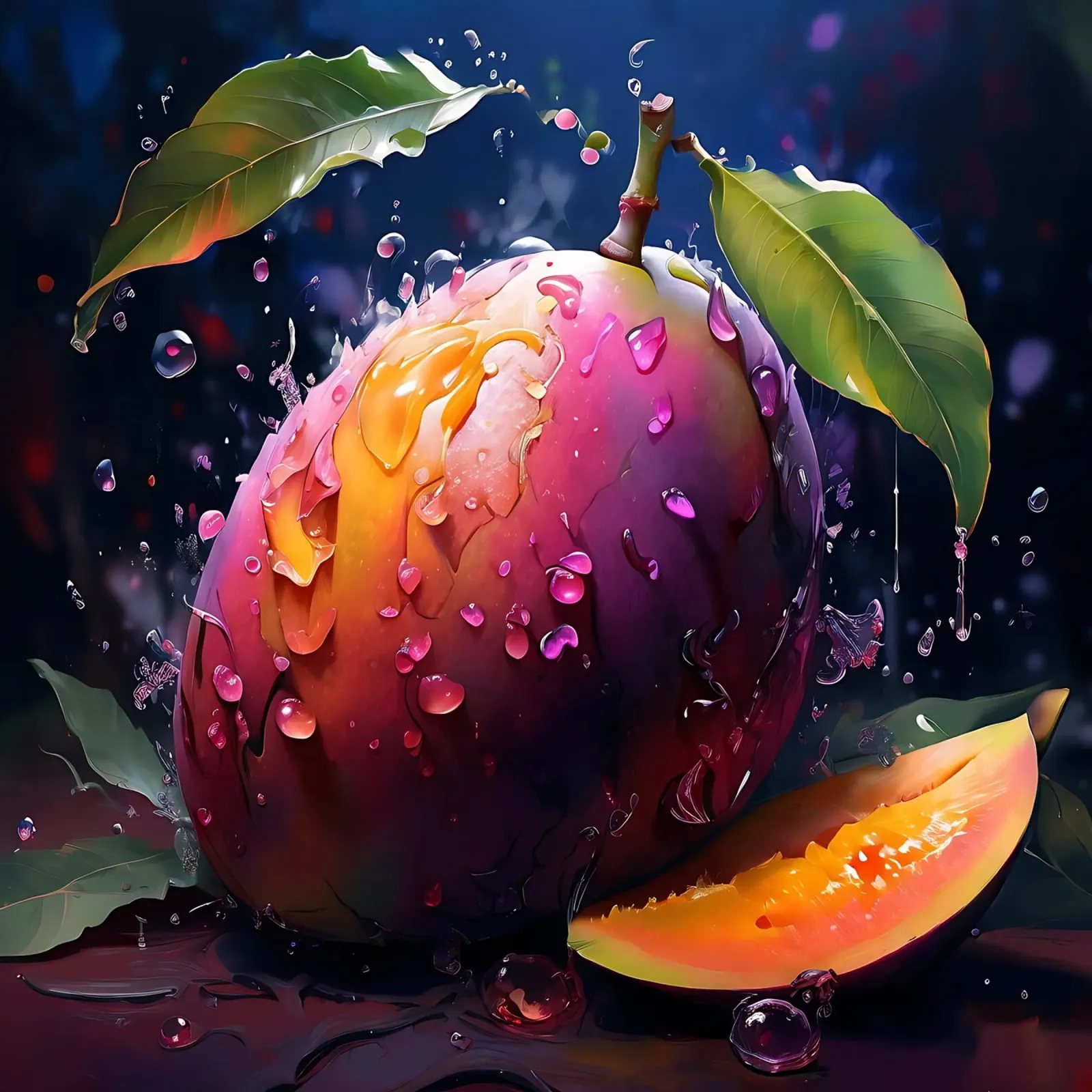 Mango_1 pellicola backlit da Pink- und LoveArt by LK