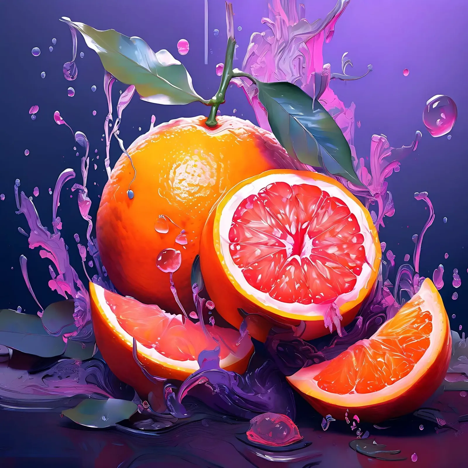 Arancione_1 alluminio dibond da Pink- und LoveArt by LK