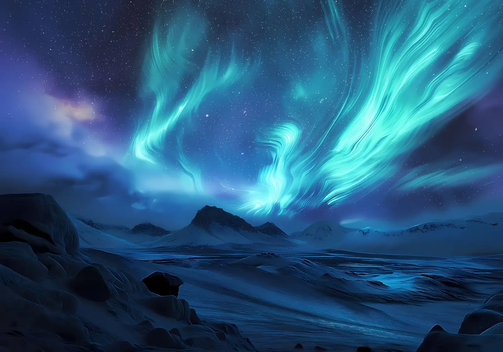 L'aurora boreale pellicola backlit da Matthew Katz