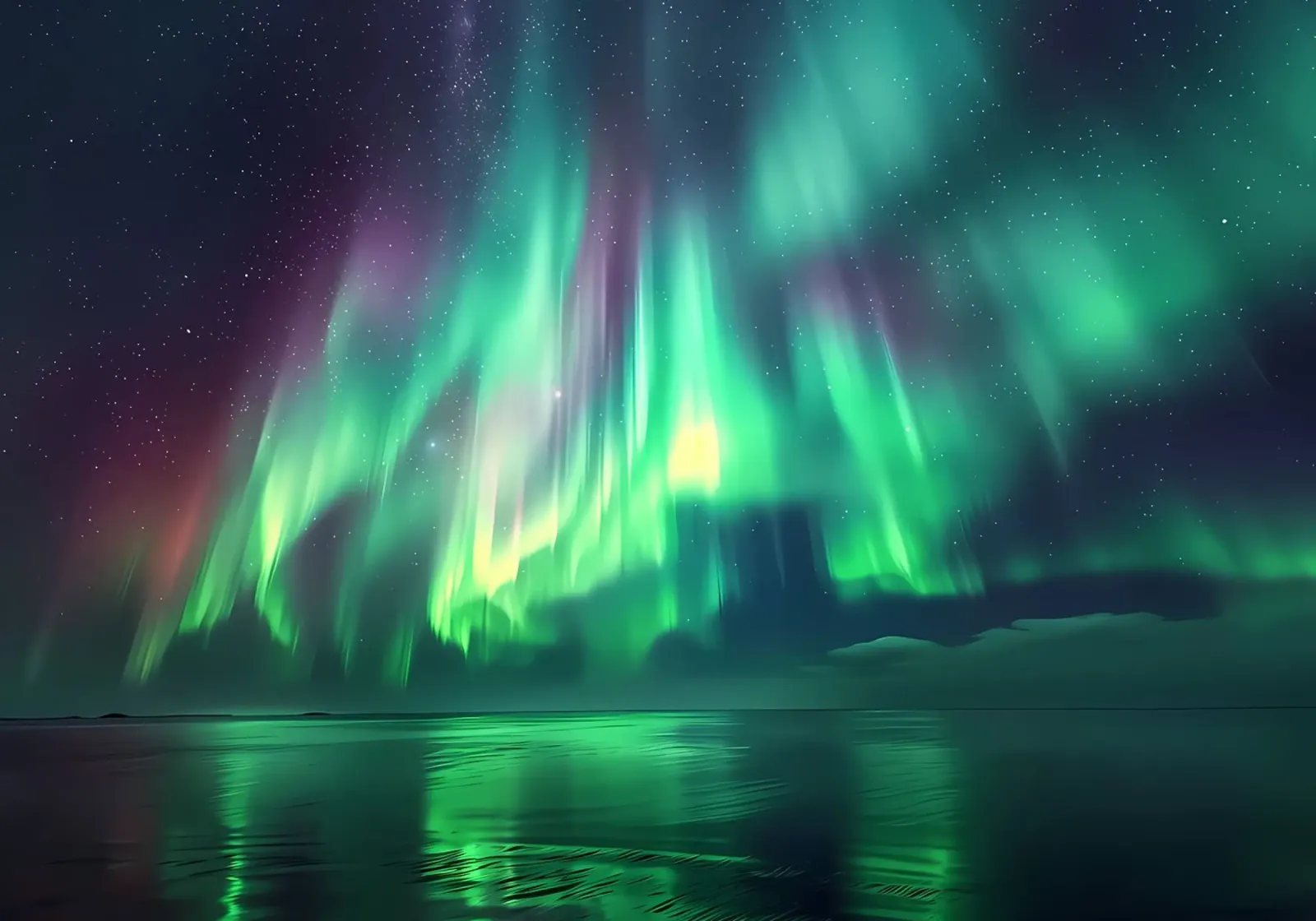 L'aurora boreale carta hahnemühle da Matthew Katz