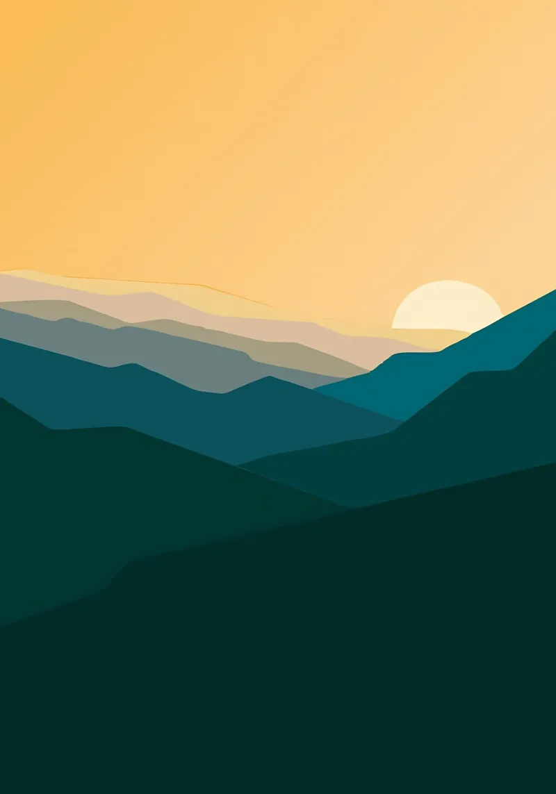 Poster Sonnenuntergang Backlit Folie von Bartosz Powalka