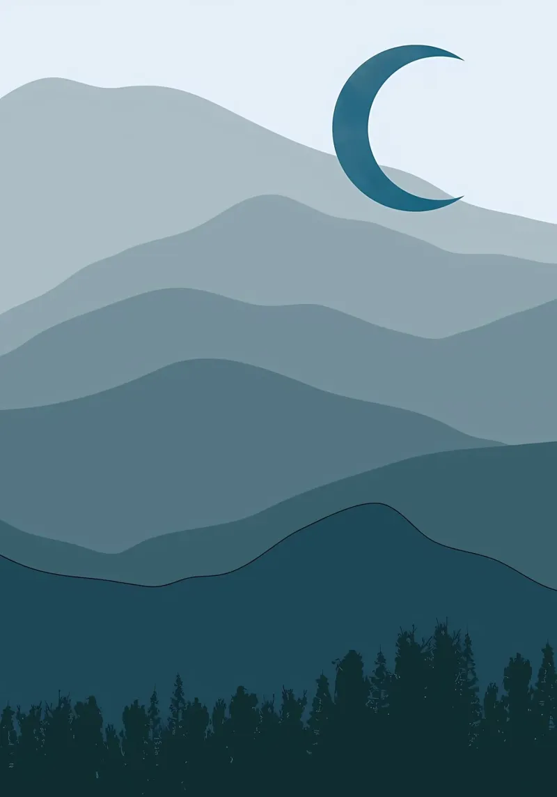 Arte murale astratta della natura poster da Bartosz Powalka