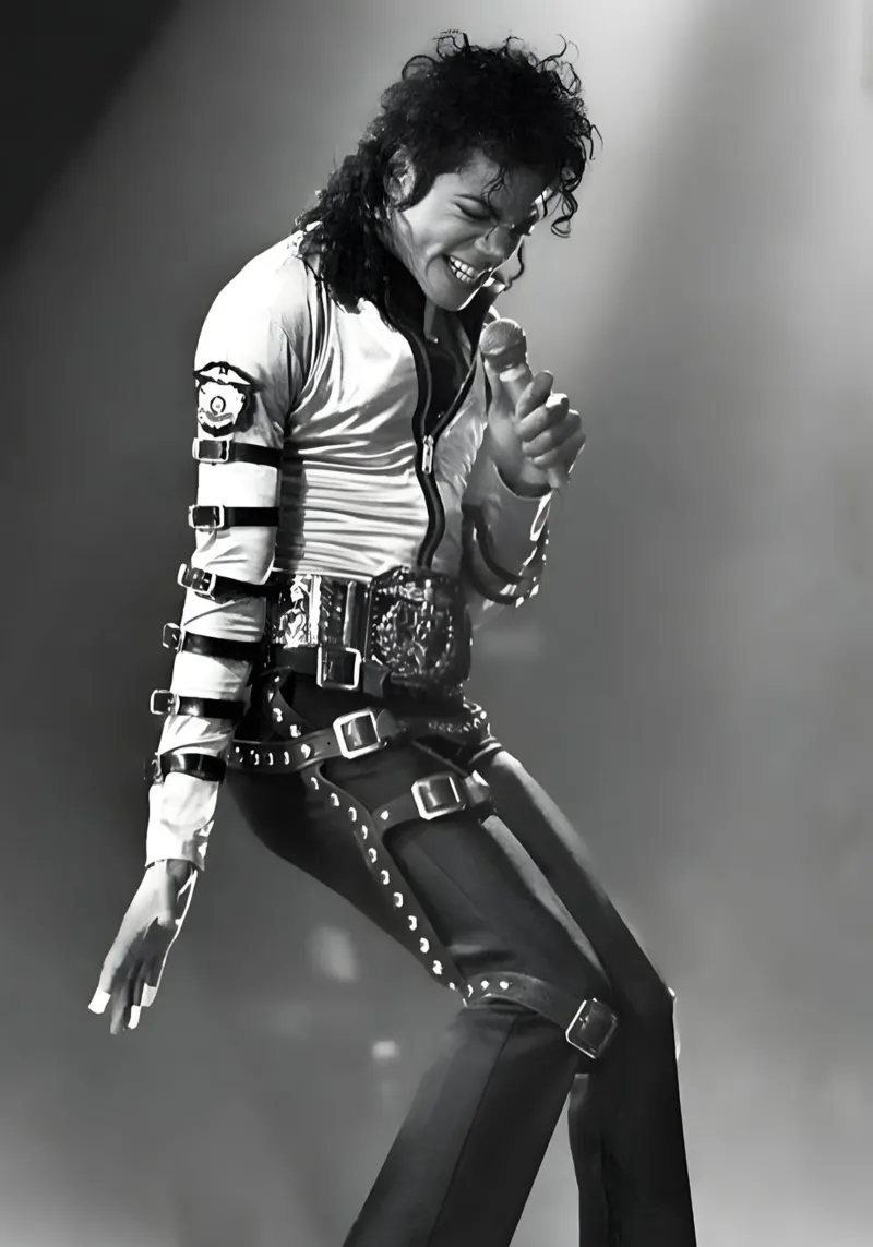 Michael Jackson pellicola backlit da Low poly art