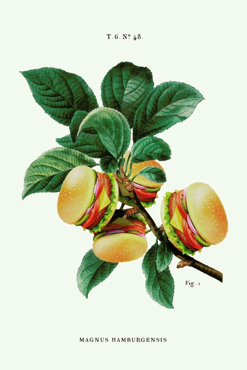 Burger Plant poster by Jonas Loose