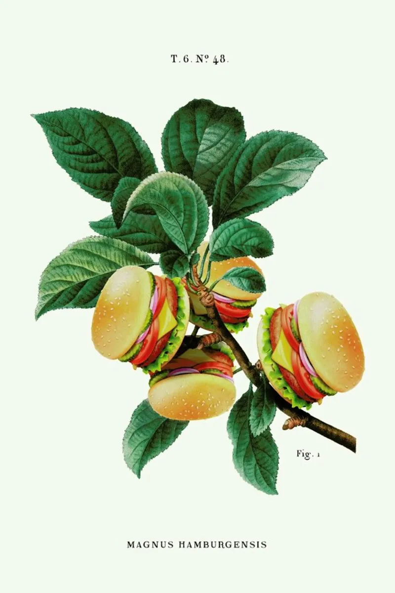 Burger Plant poster by Jonas Loose