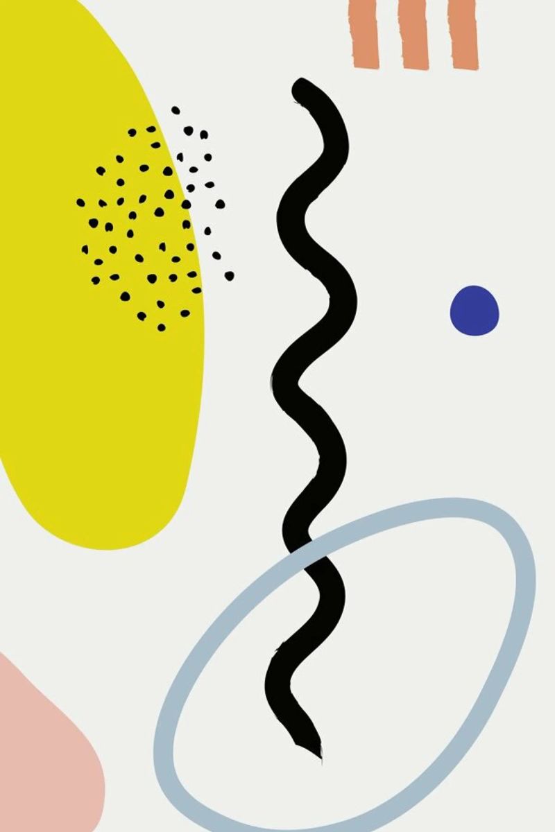 Vertical Waves poster by Studio One