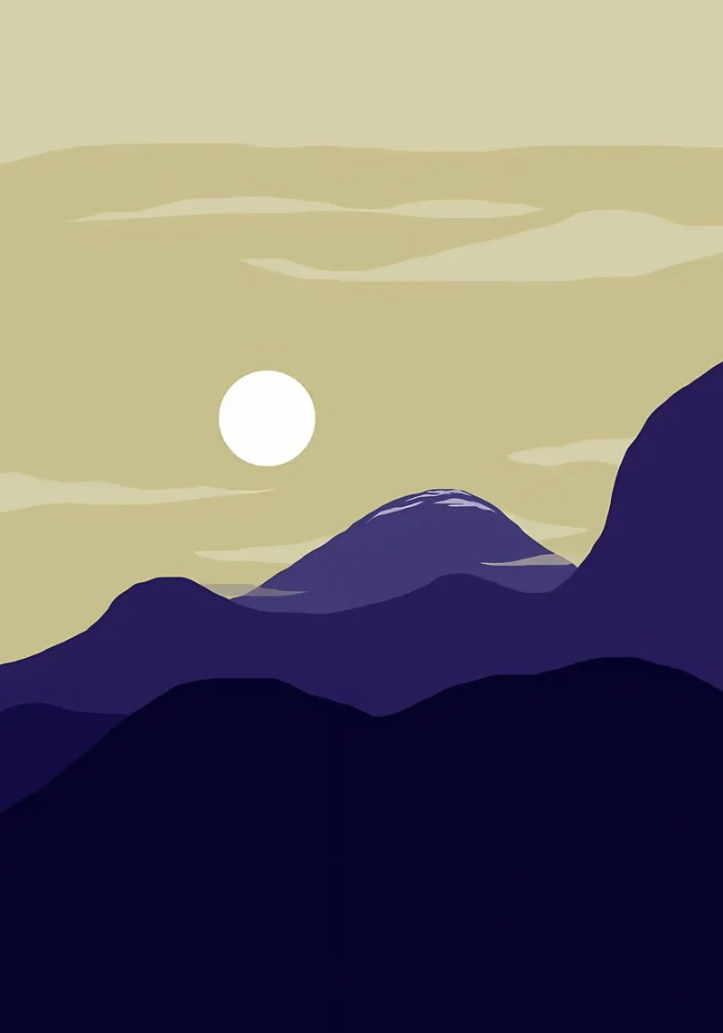 Vista sulle montagne poster da Bartosz Powalka