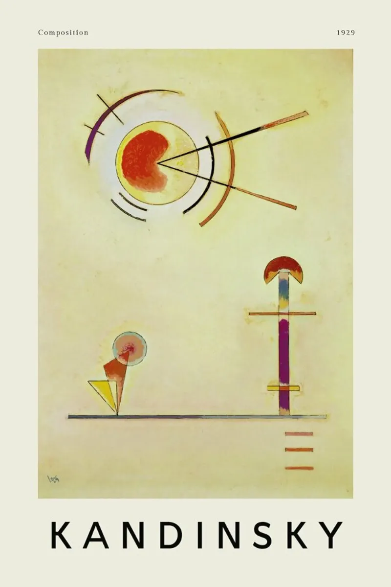 Kandinsky - Composition pellicola backlit da ARTOTHEK