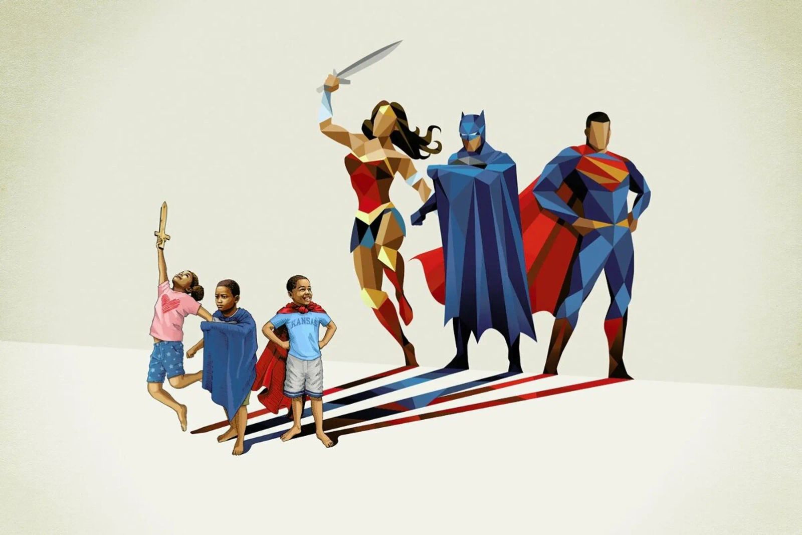 Super Shadows Trinity poster by Jason Ratliff