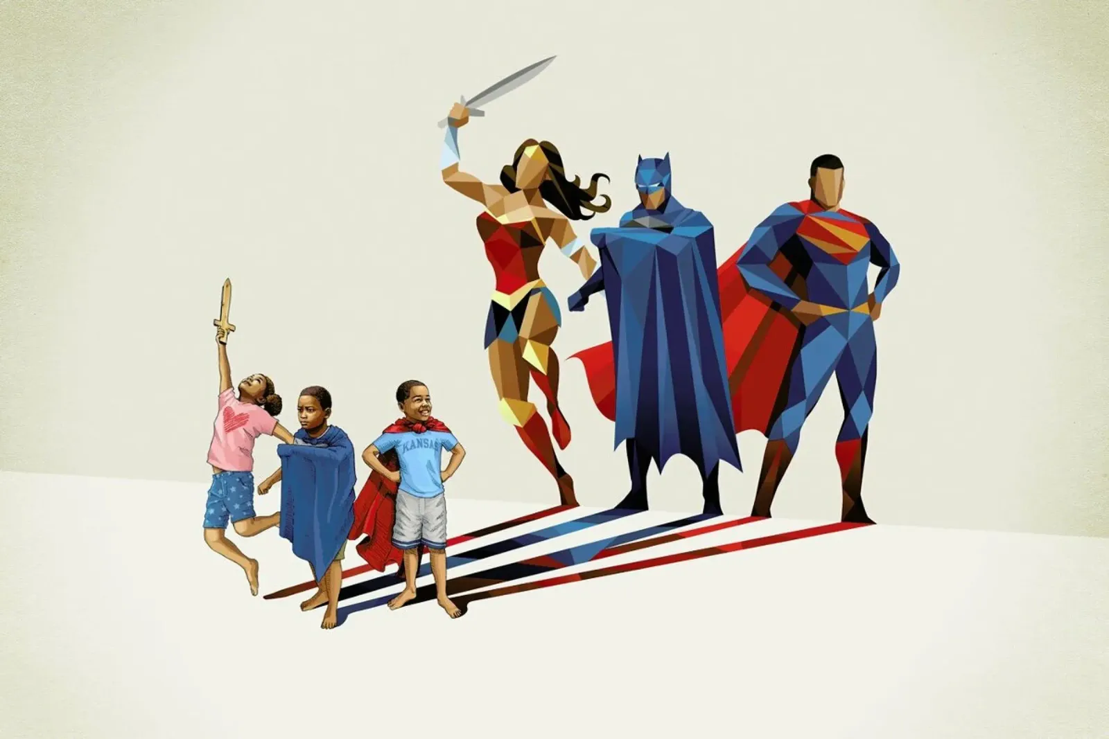 Super Shadows Trinity poster da Jason Ratliff