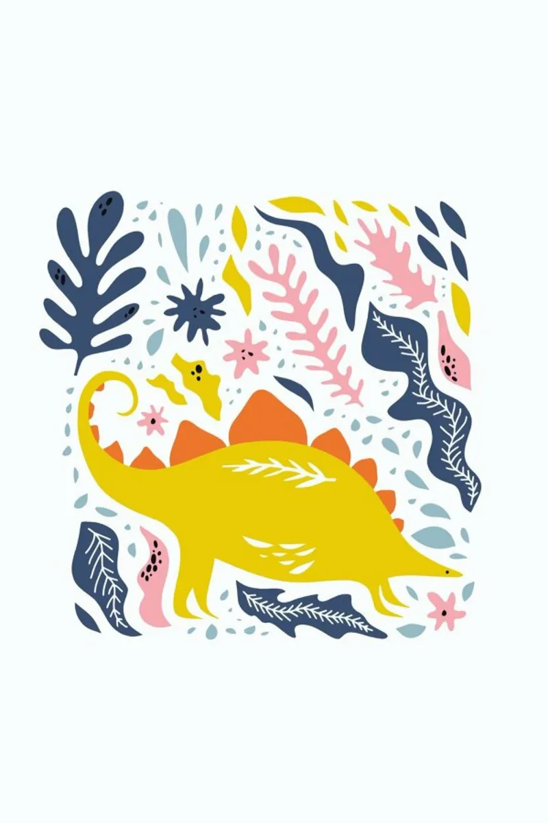 Dinosaur pellicola backlit da Little Flourishes