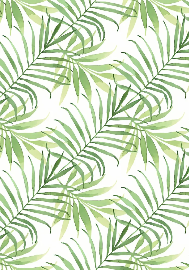Tropical branches pattern 05 canvas by Nicholas Campbell