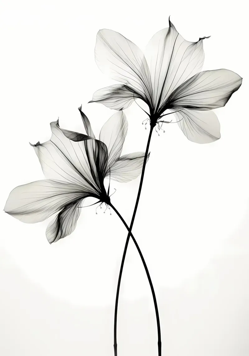 Botanico trasparente n. 6 poster da Nicholas Campbell