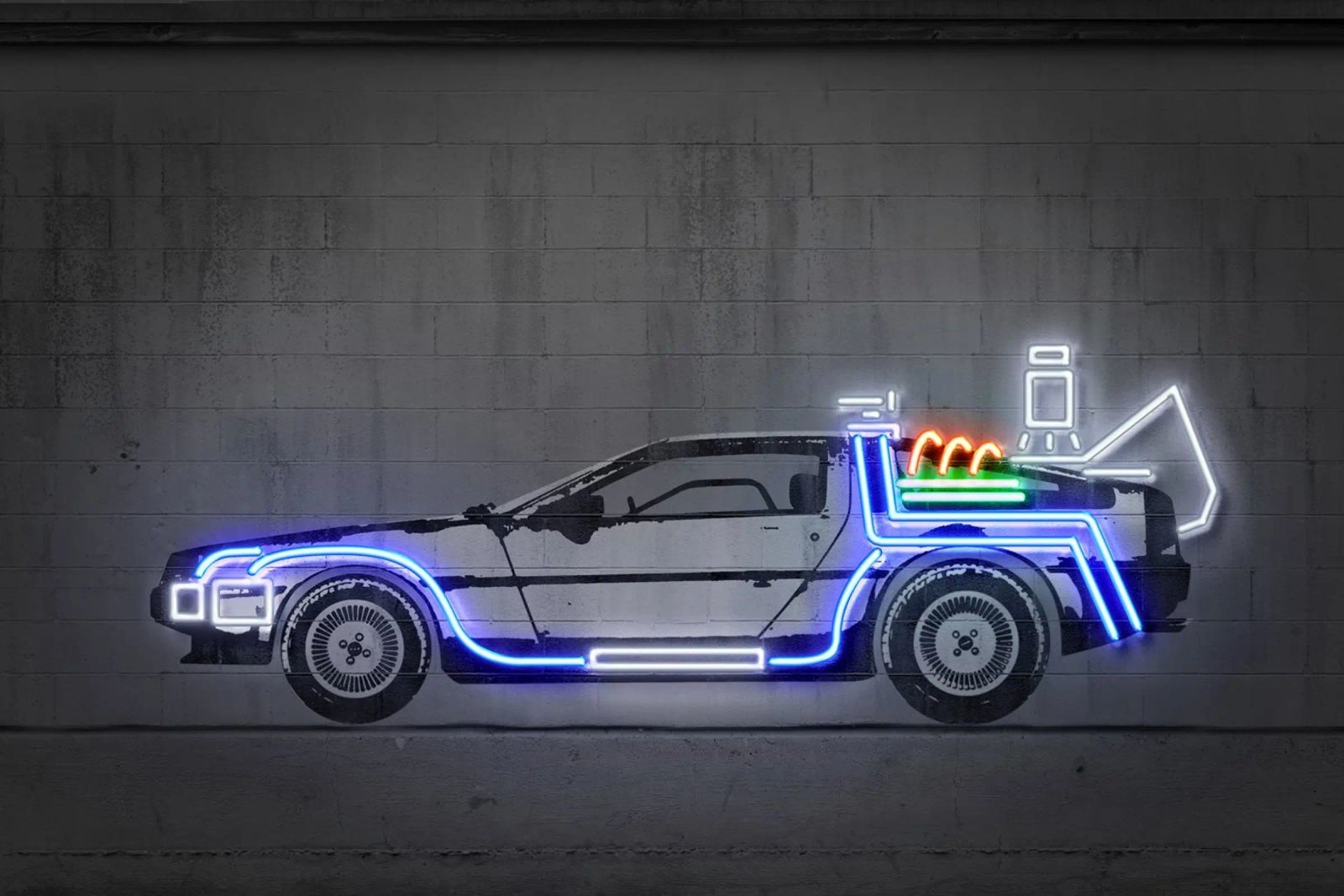 Delorean poster by Octavian