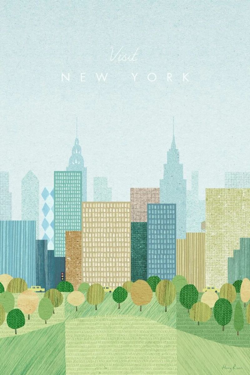 New York, Autumn poster de Henry Rivers