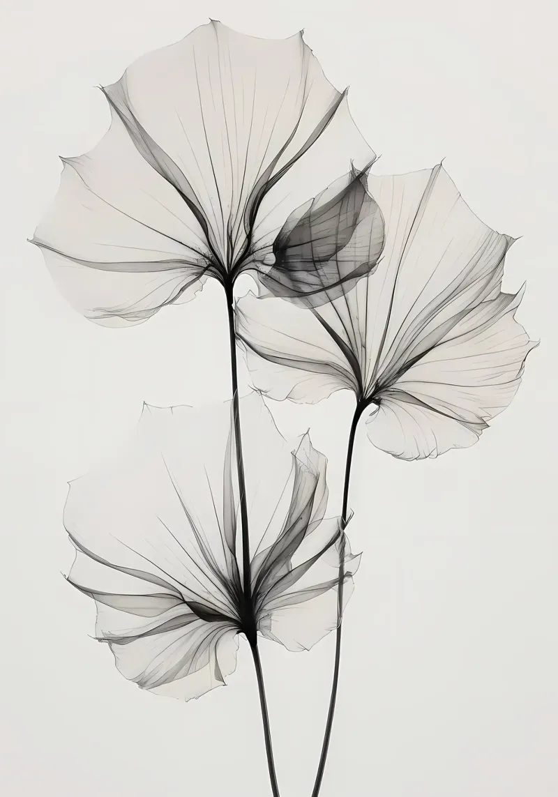 Botanico trasparente n. 3 poster da Nicholas Campbell
