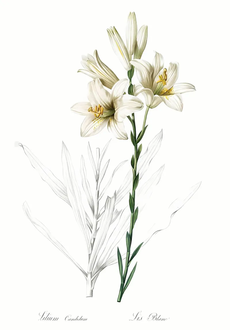 Liliaceae 1805 HQ Orig pellicola backlit da Nicholas Campbell