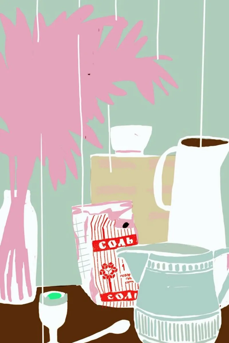 Stillleben Frühstück 1 poster con telaio in plastica da Eva Wünsch