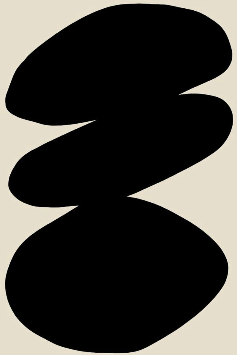 Pebbles Poster von Graphite